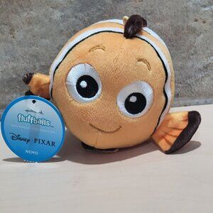 Hallmark Fluffballs Nemo Plush Ornament Clownfish